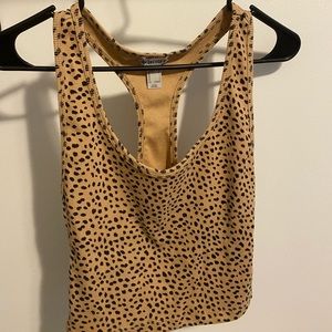 Forever 21 cheetah print halter tank top